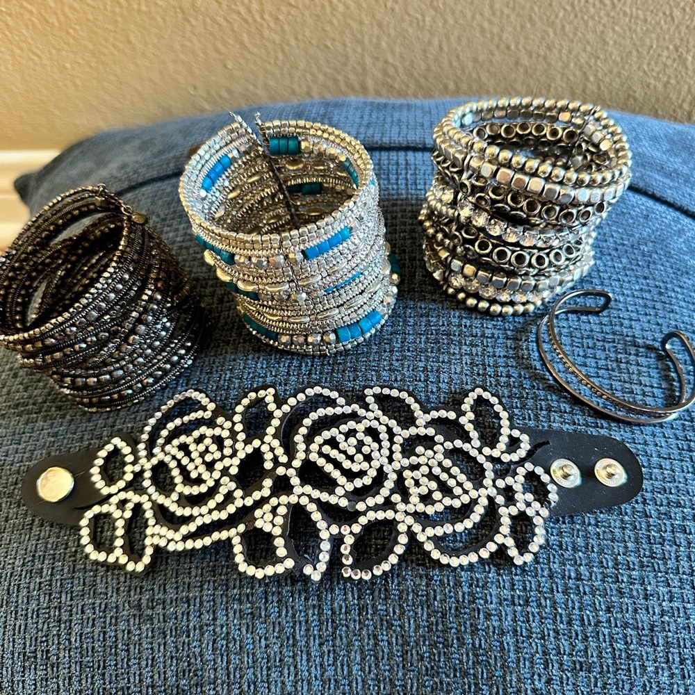 Assorted Silver Bracelets - Picture 3 of 3